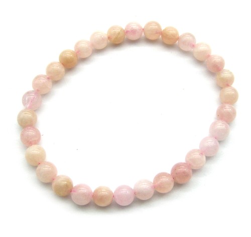 Kugel armband morganit rosa - kugel-armband,