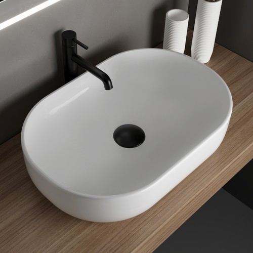Oval aufsatzwaschbecken - oval,
