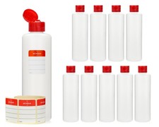 10x Leere Plastikflasche 250ml