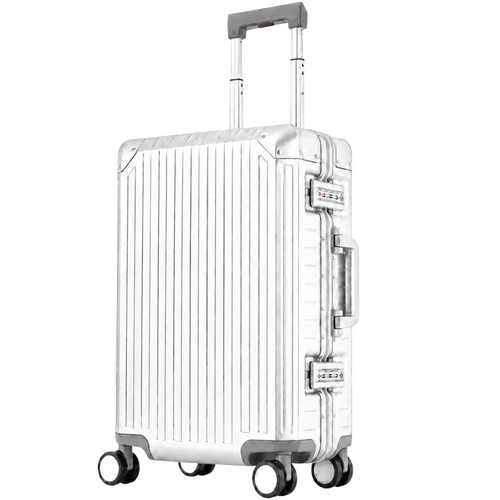 100 aluminium koffer - aluminium,