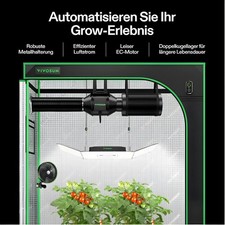 VIVOSUN Abluftsystem Growzelte Komplettset AeroZesh S4 + E12 Speed Controller 