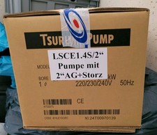 Tsurumi LSCE 1.4S  Flachsauger mit Elektrode und 2 Zoll Storz