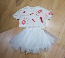 Tüll Rock  Karneval Junggesellenabschied T-Shirt Ballett Reifrock one size