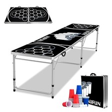 Bier Pong Tisch Beerpong Bierpong Trinkspiel Klapptisch Party 100 Becher 5 Ball