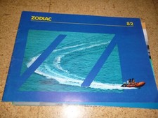 Zodiac 82 10 Seiten Rennboot Motorboot deutsch