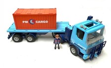 Playmobil Konvolut * 2350 4447 * Container LKW / Truck * mit Auflieger Anhänger