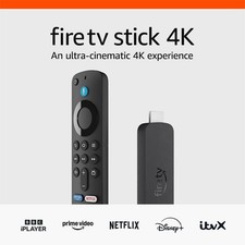 Amazon Fire Stick 4K Ultra HD - Alexa-Sprachfernbedienung - TV Mediaplayer - 2024