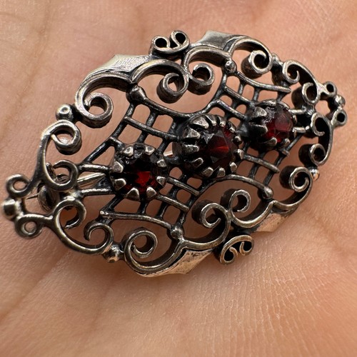 Edle 925 silber brosche - edle,