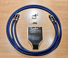 Goldkabel Cinch  2x 1,5 meter
