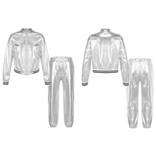 Mädchen Jungen Metallic