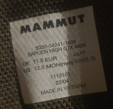 Mammut Sapuen High GTX Men
