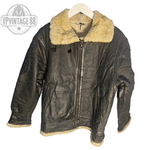 Vintage black shearling - vintage, b-3
