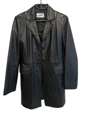 Echtlederjacke Damen, Schwarz