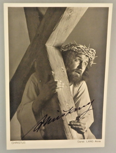 Autogramm passionsspiele - autogramm,