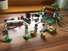 hw)- Playmobil Set aus 4185 Springplatz + 4193 Pferde Waschplatz - zu Reiterhof