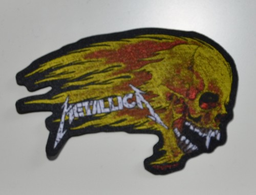 Metallica flaming skull cut - -,