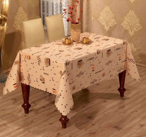 Tischdecke coffee 135 180 - tischdecke,