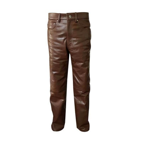 Brandneu herren braunes - herren, leder