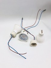 3x GU10 Ersatz Lampen Fassung mit Led Leuchtmittel in weiß