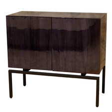 Lambert Sideboard Barney Außen Bananenblatt Grau Gefärbt Innen Lack 