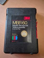 3M Broadcast Videocassette MBR 60 Scotch  Color Plus