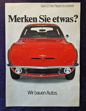 Opel GT, originale Werbung aus