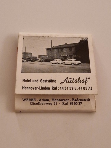 Altes streichholzheftchen - altes,