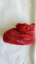 Handgestrickte, selbstgestrickte Socken, Schuhe Baby 9 cm neu