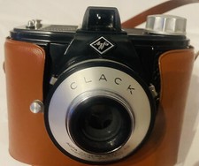 Vintage Agfa CLACK 6042/030 Kamera m. Originaltasche Agfa Camera-Werk AG Germany