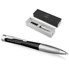 PARKER® Urban TWIST Kugelschreiber Muted Black C.C. Gravur Premium graviert