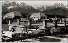 Bayern ~1960 Füssen Gaststätte Wiesbauer Hopfensee alte Postkarte