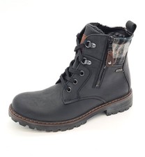 Josef Seibel Damen Schuhe Halbschuhe Schnürer Schnürboots schwarz-grau Gr 40 NEU