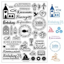 Silikon Stempel Kommunion