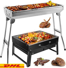 Grill BBQ Holzkohlegrill Standgrill Campinggrill Klappgrill Edelstahl Tragbar