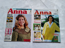 2 Handarbeitszeitschriften, Anna, Feste, Ostern, Häkeldecke, Kreuzstich...
