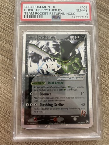 Pokemon scyther holo - ex,