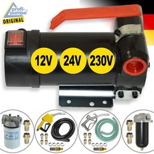 12V 24V 230V DIESELPUMPE KRAFTSTOFFPUMPE HEIZÖLPUMPE DIESEL PUMPE ZAPFPISTOLE 