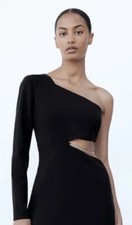 Damen Asymmetrisches Kleid Mit