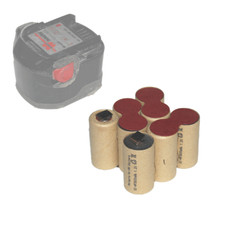 Akku für Würth BS96-A Solid SD96 Selbsteinbau 9,6V 2.0Ah NIMH / 0700980220 