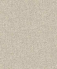 €1,31qm  1 Ro.Grandeco Vliestapete  PM 1102 Uni Leinenstruktur beigegrau meliert