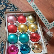 Christbaum Kugeln Glas bunt 