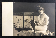 AK antike Erotik Postkarte -