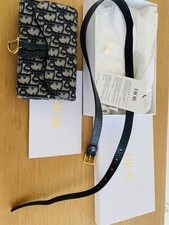 Dior Saddle Oblique rectangular segeltuch Bauchtasche Gürteltasche Blau