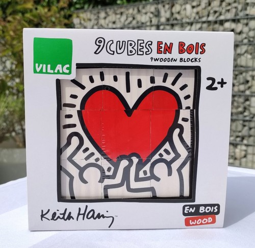 Keith haring 9 holzwürfel - –,
