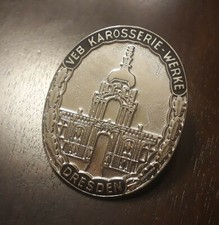 Plakette Karosserie Dresden