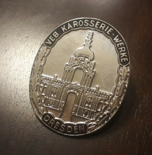 Plakette karosserie dresden - plakette,