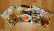 5  Kochbücher  /  Hefte  lecker und einfach  + super für Küchen - Geschenke