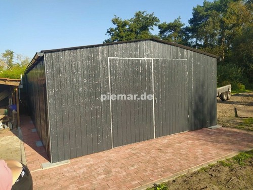 Blechgarage 5x5m ral7016 - blechgarage,