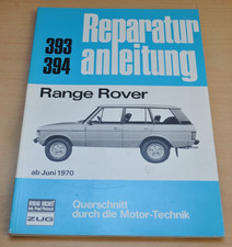 Range Rover MK I Motor 3,5 Liter V8 ab Juni 1970 Reparaturanleitung B393