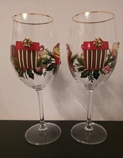 TK Maxx Schmuck Weihnachten Paket 2er Set Stiel Weingläser Neu